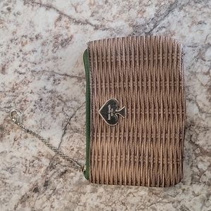 Kate Spade wicker wallet